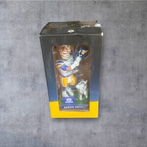 Aaron Donald Rams Bobblehead G.O.A.T. Hyundai Legends Live Forever Original Box